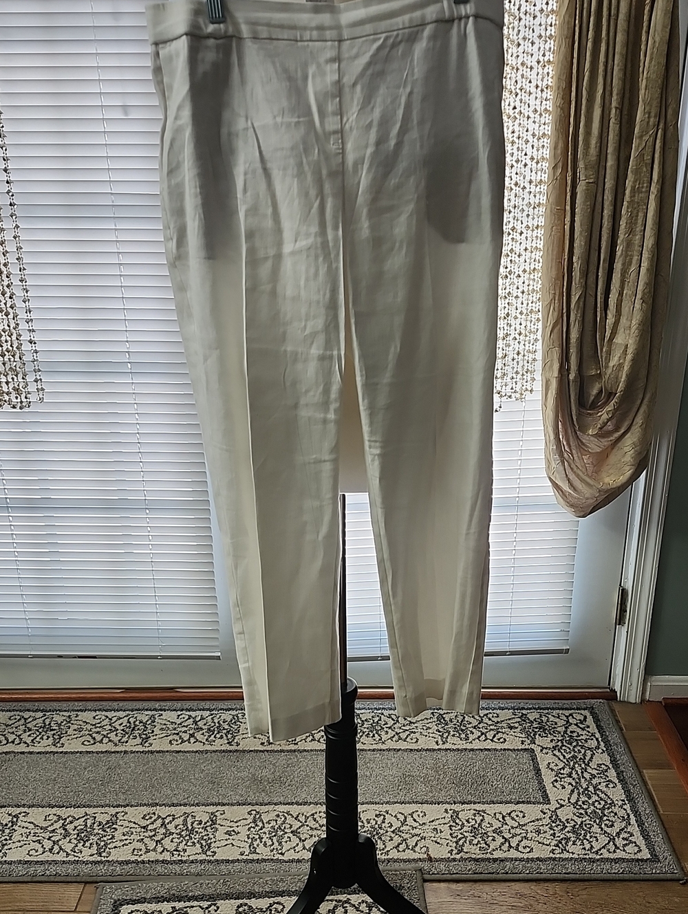 J. Jill Womens Linen Stretch Crop Pants